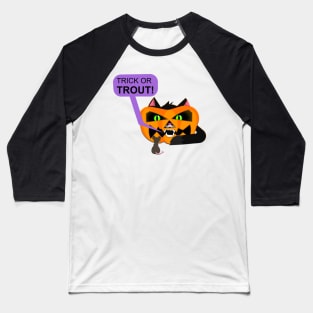 Trick or Trout (5) Baseball T-Shirt